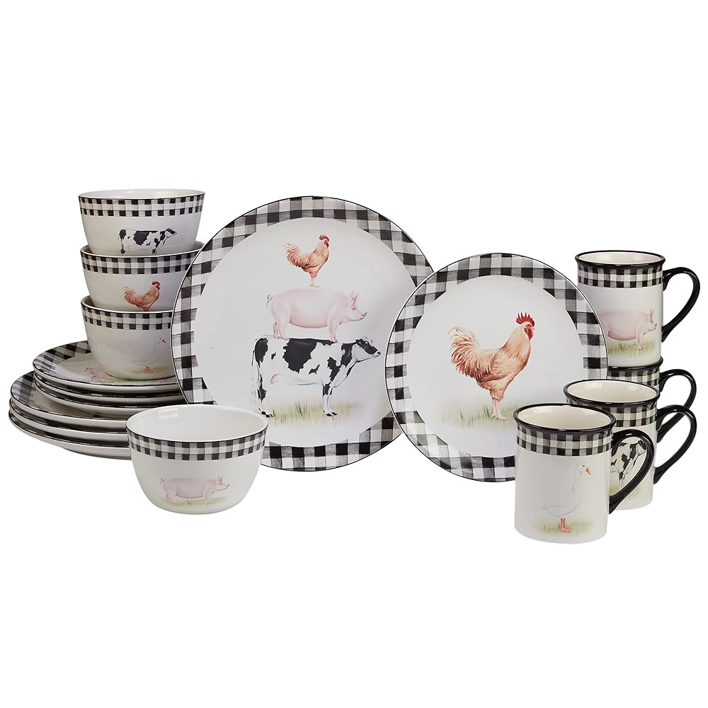 Certified International Farm Dinnerware Set