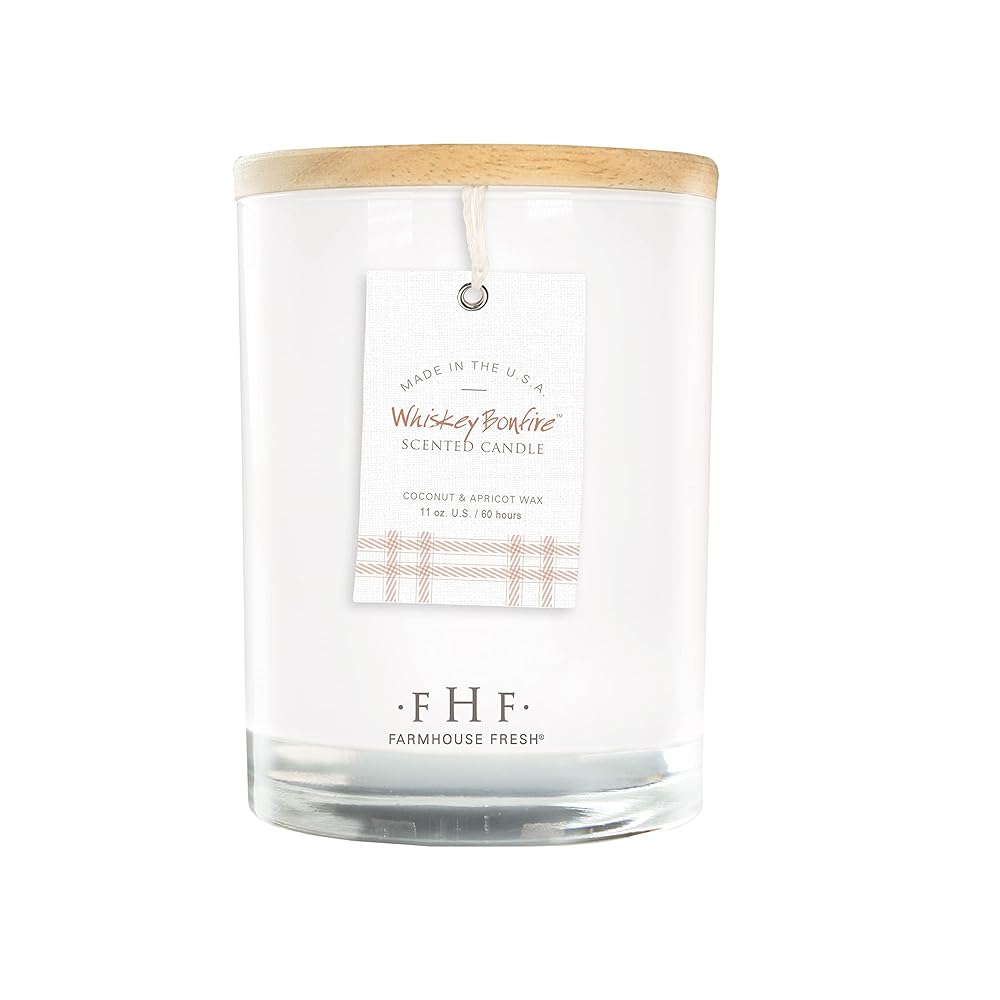 FarmHouse Fresh Whiskey Bonfire Candle, 11 oz.