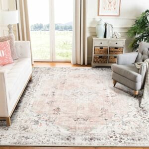 MUJOO Pink 6'x9' Area Rug